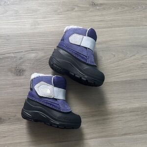 The North Face Kids' Purple and Black Winter Boots
